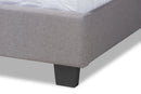 Cambree Gray Fabric Upholstered Full Size Bed Baxton