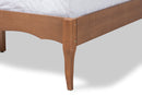 Corinne Ash Wanut Finished Full Size Wood Bed Baxton