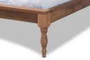 Coronado Ash Wanut Finished King Size Wood Bed Baxton