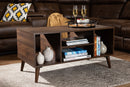 Seville Walnut Finished Coffee Table Baxton