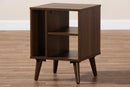 Emele Walnut End Table Baxton