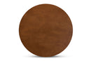 Ryan Gray Fabric Upholstered and Walnut Brown 5-Piece Dining Set Baxton
