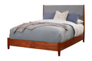 Melbourne Two Tone Standard King Panel Bed, Acorn/Grey Alpine