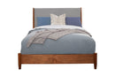 Melbourne Two Tone Full Size Panel Bed, Acorn/Grey Alpine