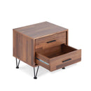 Deoss Rectangular Accent Table, Walnut Finish Acme