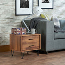 Deoss Rectangular Accent Table, Walnut Finish Acme