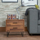 Deoss Rectangular Accent Table, Walnut Finish Acme