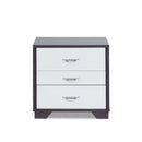 Eloy Rectangular Accent Table, White & Black Finish Acme