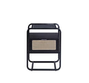 Colson Rectangular Accent Table, Black Finish Acme