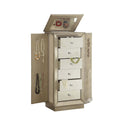 Talor 6 Storage Drawer Jewelry Armoire, Antique Gold Finish Acme