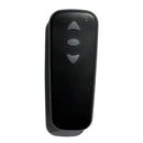 Kana Queen Bed w/LED, Fireplace & TV Stand, Black Upholstery Velvet Acme