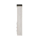 Tree House Bookcase Cabinet, Weathered White & Washed Gray Finish Acme