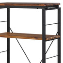 Jurgen Bookshelf, Oak & Black Finish Acme
