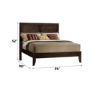 Madison California King Bed, Espresso Finish Acme