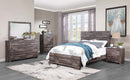 Juniper King Bed, Dark Oak Finish Acme