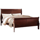 Louis Philippe Twin Bed, Cherry Finish Acme