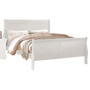 Louis Philippe Queen Bed, White Finish Acme