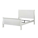 Louis Philippe Twin Bed, White Finish Acme