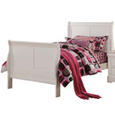 Louis Philippe III Full Bed, White Finish Acme