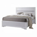 Naima Full Bed, White Finish Acme