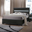 Naima Twin Bed, Black Finish Acme