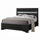 Naima Twin Bed, Black Finish Acme