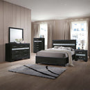 Naima Full Bed, Black Finish Acme