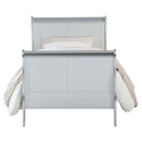 Louis Philippe III Twin Bed, Platinum Finish Acme