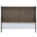 Louis Philippe King Bed, Dark Gray Finish Acme