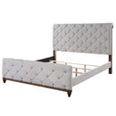 Andria King Bed, Reclaimed Oak Finish Acme