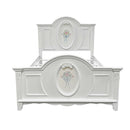 Flora Twin Bed, White Finish Acme