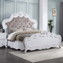 Latisha King Bed, White Finish Acme