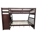 Jason Twin/Full Bunk Bed w/Trundle & Storage, Espresso Finish Acme