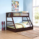 Jason Twin Xl/Queen Bunk Bed w/Storage, Espresso Finish Acme