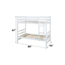 Ronnie Twin/Twin Bunk Bed, White Finish Acme