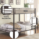 Limbra Double Queen Bunk Bed, Sandy Black Finish Acme