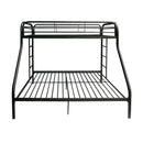Tritan Twin XL/Queen Bunk Bed, Black Finish Acme