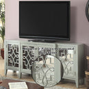 Kacia Console Cabinet, Antique Gray Finish Acme