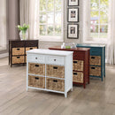 Flavius Console Cabinet, White Finish Acme