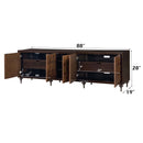 Diya Console Cabinet, Forged Bronze & Espresso Finish Acme