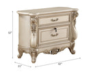 Gorsedd Filing Cabinet, Golden Ivory Finish Acme