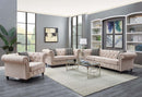 Aurelia Chair w/Pillow, Beige Linen Acme