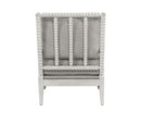 Saraid Accent Chair, Gray Linen & Light Oak Finish Acme
