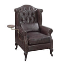Pino Accent Chair, Vintage Brown Top Grain Leather Acme