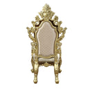 Desiderius Arm Chair 2Pc, Antique Gold & Hand-Painted Brown Finish Acme