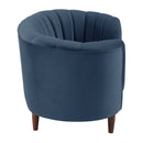 Millephri Chair, Blue Velvet Acme