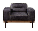 Silchester Chair, Antique Ebony Top Grain Leather Acme