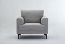 Kyrene Chair, Light Gray Linen Acme
