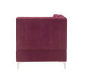 Jaszira Modular - Wedge, Burgundy Velvet Acme