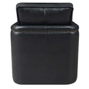 Rocha Swivel Chair w/Glider, Black Leather Aire Acme